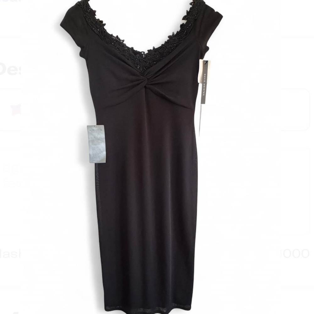 David Meister  Black Dress NWT size 2